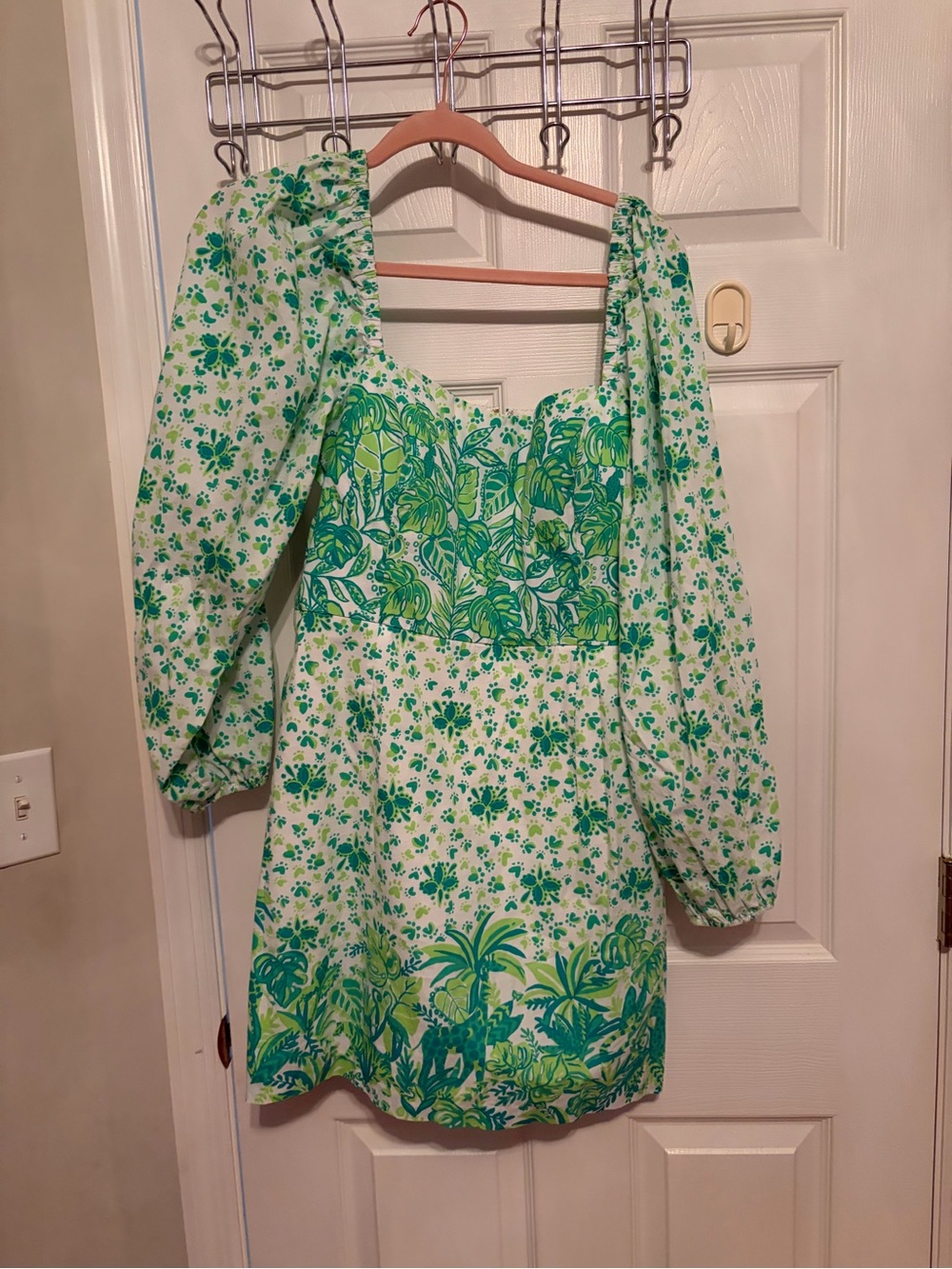 Lilly Pulitzer smocked back dress romper size 12